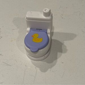 Fisher-Price Little People Duck Toilet Potty Nursery Baby 1-2-3 Accessory